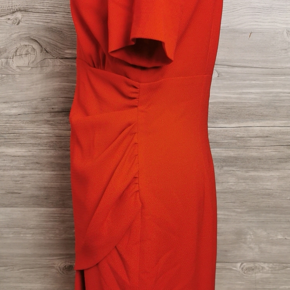 SIZE 10P LIZ CLAIBORNE Fitted Red Dress EUC - Picture 2 of 14